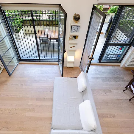 アパート Vivimihome Loft Su Due Livelli Con Terrazzo *